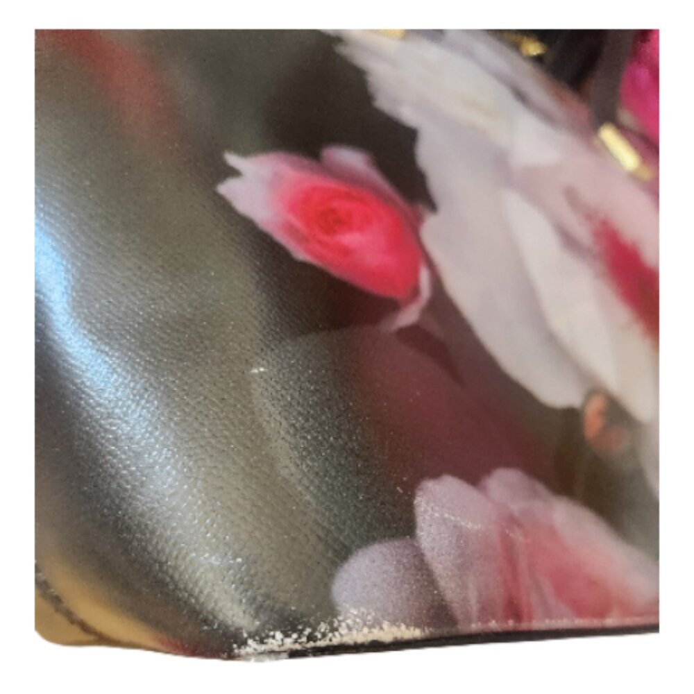 Ted Baker Black and Pink Floral Tote - Picture 2 of 6